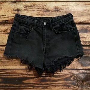 H&M high rise jean shorts size 6